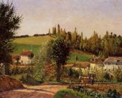 卡米耶 毕沙罗 : Path of l'Hermitage at Pontoise